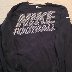 Nike Black Graphic Long Sleeve Shirt